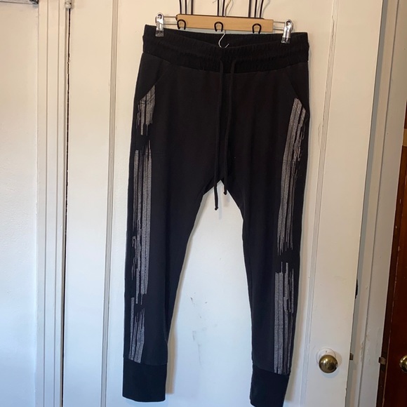 Free People We the Free joggers sweatpants with sparkly glitter - Picture 2 of 10